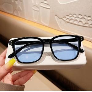 Lunettes de soleil carrées D5-20189, monture TR90 noire, UV400, unisexe, légères, verres PC, type 3, pare-soleil - Product Image 3