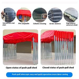 เต็นท์จอดรถแบบพับได้เต็นท์กันน้ำเคลื่อนย้ายได้ - Product Image 3