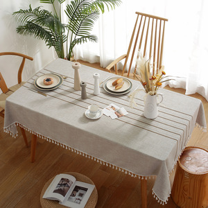 <span class=keywords><strong>Mantel</strong></span> moderno simple simétrico a rayas <span class=keywords><strong>mantel</strong></span> <span class=keywords><strong>de</strong></span> algodón y <span class=keywords><strong>lino</strong></span> <span class=keywords><strong>mantel</strong></span> <span class=keywords><strong>rectangular</strong></span> <span class=keywords><strong>de</strong></span> color sólido - Product Image 2