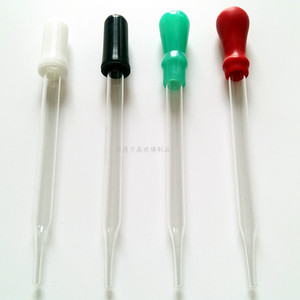 หลอดหยดแก้วเทียนจิง 10 ซม. พร้อมปลายยางสำหรับใช้ในห้องปฏิบัติการสำหรับสารเคมี - Product Image 4