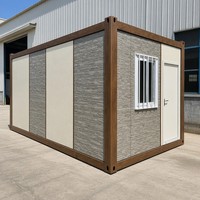Maison conteneur préfabriquée de 20 pieds, Tiny House, Maison démontable, Maisons modulaires, Salle de bain, Toilettes, Garage, Boutique, Restaurant, EX Works