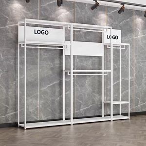 Biểu tượng tùy chỉnh sàn đứng may Boutique quần áo đứng kệ cho nam giới của cửa hàng trung tâm mua sắm kệ trưng bày - Product Image 2