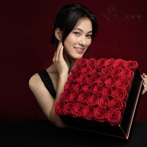 Nouvelles idées de produits 2024 haute qualité <span class=keywords><strong>pas</strong></span> <span class=keywords><strong>cher</strong></span> bas prix éternels vraies roses rouges conservées dans une boîte-cadeau pour petite amie - Product Image 5