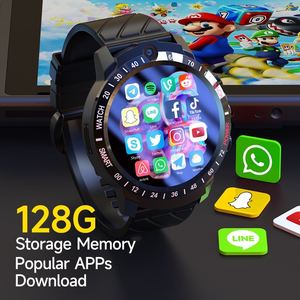 MT27-3H Smartwatch da Uomo con Supporto SIM 4G, Android 11, Schermo Rotondo, 4GB + 64GB, Wifi, GPS, <span class=keywords><strong>Fitness</strong></span> <span class=keywords><strong>Tracker</strong></span> - Product Image 4