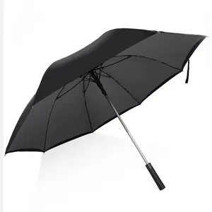 Super ombrello prezzo all'ingrosso gustbuster ombrello da golf di modo di doppio strato