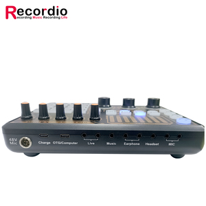 Tarjeta de Sonido Digital GAX-X8P Popular para Transmisión en Vivo, 16 Efectos de Sonido, 48V - Product Image 3