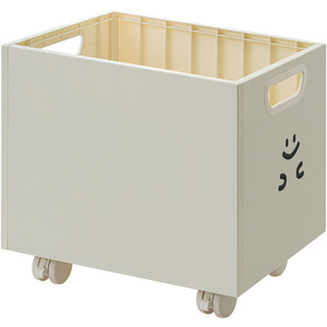 Caja de almacenamiento debajo del escritorio para estudiantes, organizador de oficina apilable rectangular con ruedas para almacenamiento de libros en el aula - Product Image 1