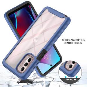 Custodia protettiva in pelle 3 in 1 per MOTO Edge 2022, custodia paraurti per Moto G Stylus 2022 5G - Product Image 3