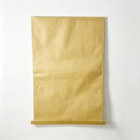 Sac tissé en polypropylène laminé en papier vide personnalisé de 25 kg