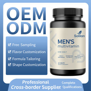 Solilan Men's Wellness Adulto Multivitamínico Mineral Comprimidos Mastigáveis Suporte Imunitário 30 contagens D3 Suplemento Dietético - Product Image 4