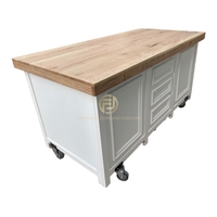 Console Moderne Blanche Écologique, Meuble de Rangement Luxe Simple en Bois, Buffet de Salle à Manger et Cuisine avec Tiroirs, Idéal Hôtel