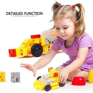 Bloques de Construcción Mágicos de Plástico ABS Educativos para Niños, Bloques Personalizados 3D para Construir Autos, Juguetes de Bloques de Construcción DIY para Niños, Novedad 2020 - Product Image 3