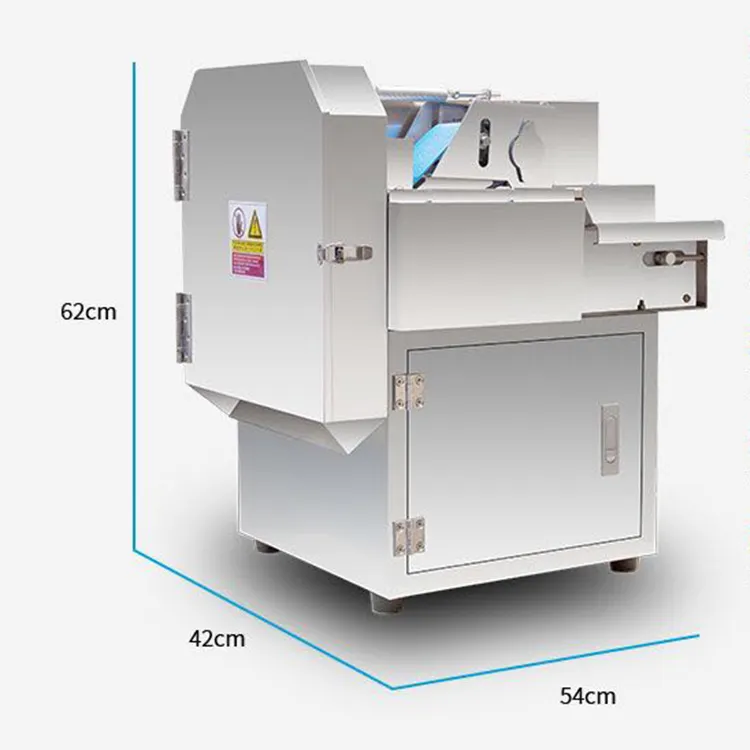 Nhỏ cấp thực phẩm thép không gỉ tự động điện lá rau cắt băm nhỏ máy cho rau bina Rau diếp Ớt ngọt