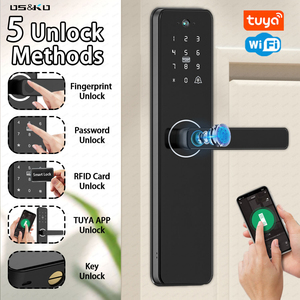 <span class=keywords><strong>Wifi</strong></span>-kết nối Keyless gỗ Cửa Khóa máy ảnh Chuông cửa chống trộm ổ khóa kỹ thuật số có tính năng Ngón tay in mã cho lối vào nhà - Product Image 2