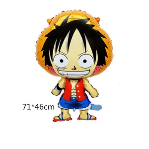 Dessin animé Luffy en forme de <span class=keywords><strong>film</strong></span> d'aluminium jouet ballon une pièce Anime enfants anniversaire thème fête décoration articles - Product Image 1