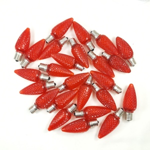 Outdoor 110v 1w C9 E17 <span class=keywords><strong>LED</strong></span> Weihnachts ferien Dekorieren Glühbirne C9 Facettierte Ersatz kerzen birnen - Product Image 2