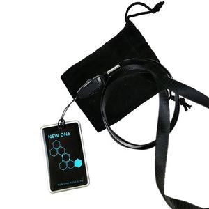 Collier personnalisé ECAMAZ pour enfants, nouveau modèle romantique, carte unique 2000cc, carte Terahertz Me, énergie quantique noire, bio nano Nume - Product Image 4