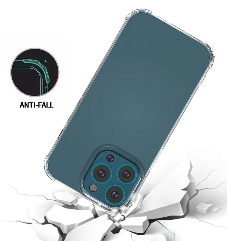 Прозрачные классические прозрачные чехлы для мобильных телефонов из ТПУ для iPhone 6 7 8 Plus X Xr 11 12 13 14 Pro Max Mini