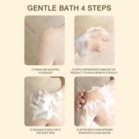 Gel douche parfum moussant organique naturel Parfum de fleur de nettoyage de corps en stock d'usine