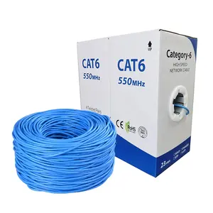 Changbao 305m 1000ft 23awg 24awg 23 Awg 4pr Bc Indoor Utp Network Cat6 Lan Cable