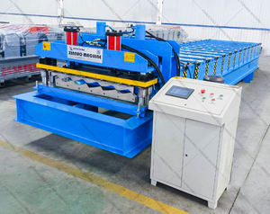 Farbe Stahl glasierte Fliesen walzen form maschine für Dach bahnen - Product Image 4