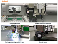 Machine de découpe et de gravure CNC de précision pour circuits imprimés avec mode double laser NK-GAM320A pour le prototypage de circuits imprimés
