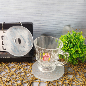 Moldes de fundición de resina hechos a mano para DIY estilo Ins adornos decorativos molde de posavasos de silicona X0324 herramientas para pasteles - Product Image 1