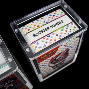 Paquete de 6 cajas de refuerzo de cristal transparente Protector de acrílico Pokemoned Scarlet & Violet Booster Bundle Caja de acrílico Tapa magnética - Product Image 6