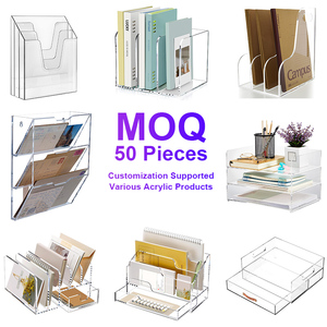 8.5x11 inch A4 2 gói rõ ràng minh bạch <span class=keywords><strong>Flyer</strong></span> Rack hiển thị Acrylic hiển thị đứng truy cập tổ chức Acrylic Brochure chủ - Product Image 6