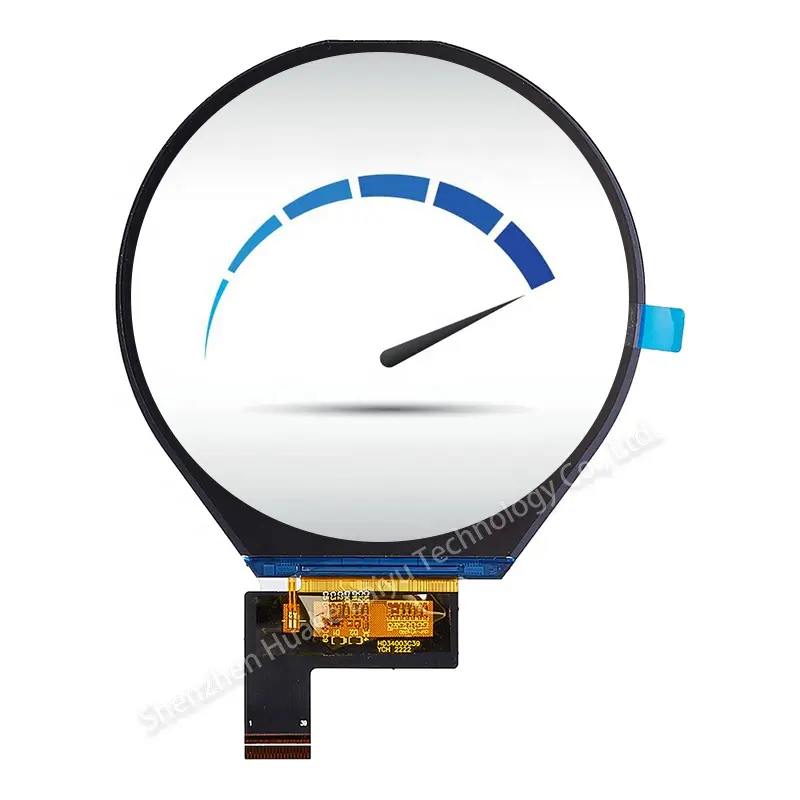 Pantalla LCD TFT IPS circular de 3,4 "de alto brillo personalizada Pantalla LCD redonda de 3,4 pulgadas 800x800 con interfaz MIPI DSI de 3 carriles