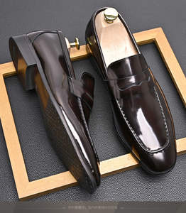 รองเท้าหนังผู้ชายแนวธุรกิจย้อนยุคคุณภาพสูงผลิตตามสั่ง - Product Image 6