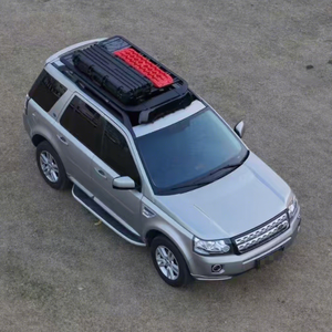 Piattaforma e Scala da Tetto in Alluminio per Land Rover Freelander Range Rover <span class=keywords><strong>Discovery</strong></span> <span class=keywords><strong>Sport</strong></span> - Ideale per Campeggio e Viaggi su Strada - Product Image 1