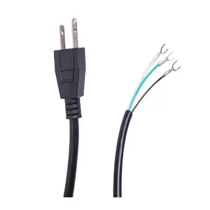 Salida de fábrica Japón PSE aprobado 125V cable de alimentación de 3 pines QP6 macho de suministro eléctrico conector