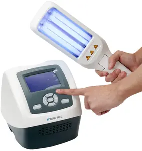 Vitiligo 311nm bande étroite traitement UVB KN-4003BL tenu dans la main usage domestique lampe de traitement du vitiligo