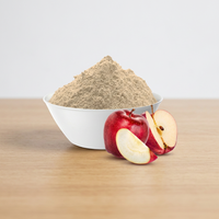 Natuurlijk appelvruchtenpoeder, premium food grade, gesproeid gedroogd ingrediënt voor bulk levering, gedroogd appelpoeder