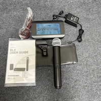 BLX24SM58 Drahtlose Mikrofon-Aufbewahrungstasche für Bühnenauftritte Karaoke Live-Streaming - Professionelle Nutzung 20Hz-20KHz 60dB SNR
