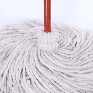 Hot selling wholesale euro clean home offer cotton mop suppliers small wet screw on mop