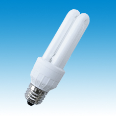 หลอดไฟประหยัดพลังงาน 2U CFL ขั้ว E27 6000K แสงเดย์ไลท์ ใช้งานได้ 6000 ชั่วโมง CRI 80 ฐานพลาสติก หลอดฟลูออเรสเซนต์ รับประกัน 2 ปี AC 220V 1000 - Product Image 2