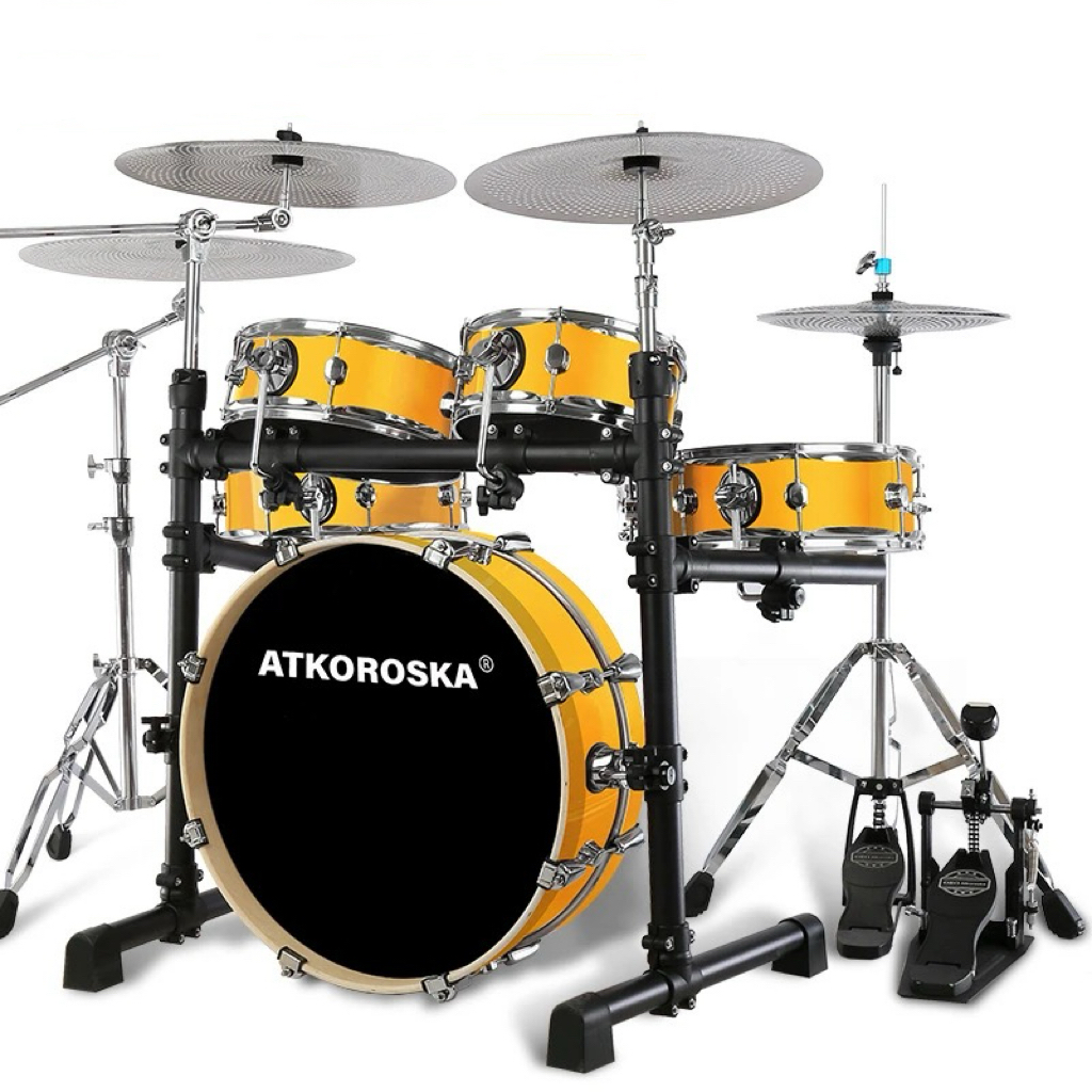Yellow + D60 Muted (5-Drum 4-Cymbal)