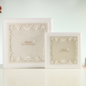 <strong>Photo</strong> Album Factory Beautiful Design White Acrylic Elegant <strong>10x10</strong> and 15x15 Romantic Wedding <strong>Photo</strong> Album <strong>Book</strong> Design - Product Image 2