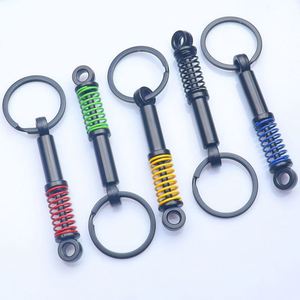 2024 NEW High Quality Spring Shock-absorber Type Metal Auto Car Decoration <b>Key</b> <b>Chain</b> - Product Image 4