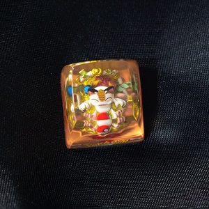 Keycap artisanal en résine imprimé en 3D Pokémon Meowth, usinage CNC, pour clavier mécanique - Product Image 5