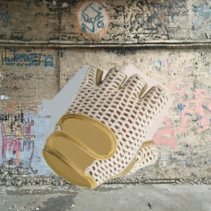 Thin Leather Outdoor Sports <b>Gloves</b> <b>for</b> <b>Men</b> Women Graffiti Design Half Finger Cycling <b>Gloves</b> Printing Palm Anti-slip <b>Touchscreen</b> - Product Image 3
