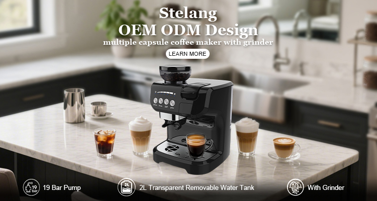 佛山順徳ステラン電気コーヒーメーカー19Bar3In1半自動マルチカプセル