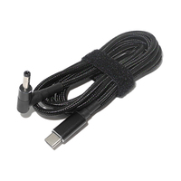Cable de Carga para Portátil Chipskey CKX7777 4017 1.8M 100W USB Tipo C 4.0-1.7mm, Adaptador de Corriente con Conector DC, Doble E-Mark