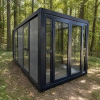 Casa Contenedor Plegable Tipo Z de 20 pies, Casa Modular Prefabricada de Paquete Plano, Casa Pequeña Móvil de Montaje Rápido, Oficina, Dormitorio, Campamento