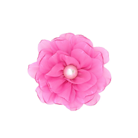 10CM DIY 3D bunga Patch Rose Applique kain Patch untuk pakaian gaun bunga pakaian rambut ornamen kerajinan