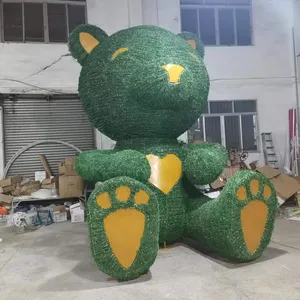 Outdoor Custom Lights 3D Bear Landscape Park Lighting Holiday Decoration Led Christmas Bear Shape Decorative Lights