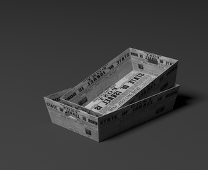 Kích thước tùy chỉnh nhiều lớp các tông khay báo thiết kế cho nhà máy thực phẩm có tính năng dập nổi Matt cán UV lớp phủ in ấn - Product Image 1