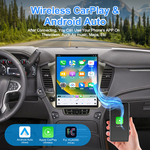 Autoradio Android 15,6 pouces pour Chevrolet Tahoe Suburban GMC Yukon 2014-2020, navigation multimédia Carplay, écran de contrôle automobile - Product Image 4